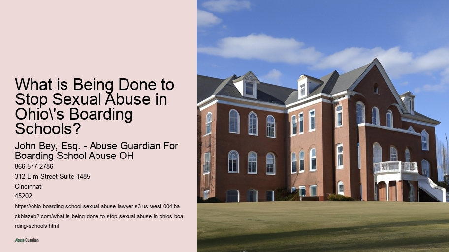What is Being Done to Stop Sexual Abuse in Ohio's Boarding Schools?